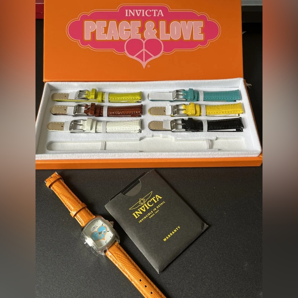 Invicta Watch Set - Peace and Love NWOT